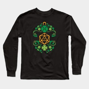 Lucky D20 Critical Hit of Saint Patrick Long Sleeve T-Shirt